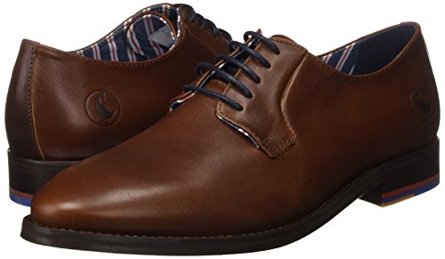 El Ganso M Derby Piel, Zapatos de Cordones Oxford para Hombre, Marrón, 40 EU