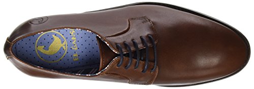 El Ganso M Derby Piel, Zapatos de Cordones Oxford para Hombre, Marrón, 40 EU