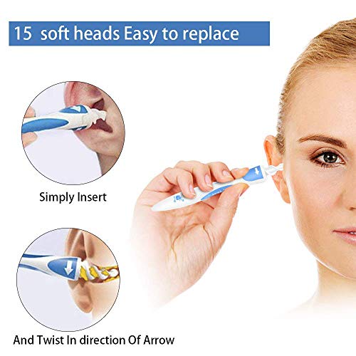 El limpiador de orejas de plástico, el limpiador para cera, el tapón para orejas evitan la solución de acumulación de cerumen De fácil de usar y preservan la higiene de los oídos