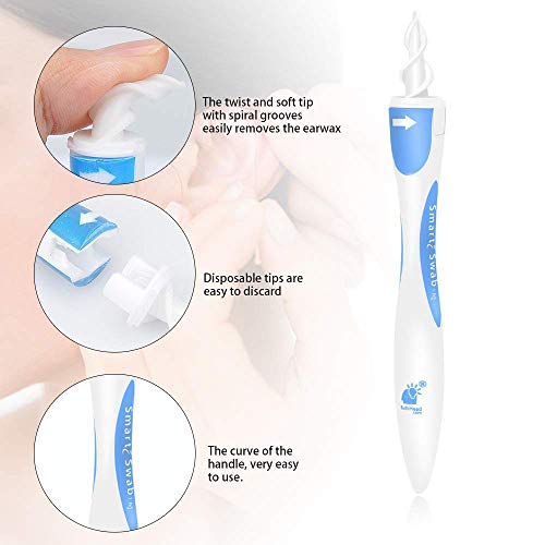 El limpiador de orejas de plástico, el limpiador para cera, el tapón para orejas evitan la solución de acumulación de cerumen De fácil de usar y preservan la higiene de los oídos