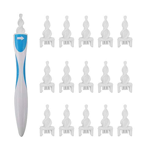 El limpiador de orejas de plástico, el limpiador para cera, el tapón para orejas evitan la solución de acumulación de cerumen De fácil de usar y preservan la higiene de los oídos