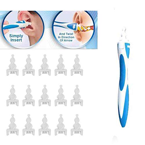 El limpiador de orejas de plástico, el limpiador para cera, el tapón para orejas evitan la solución de acumulación de cerumen De fácil de usar y preservan la higiene de los oídos
