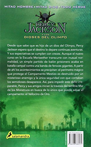 El mar de los monstruos (Percy Jackson y los dioses del Olimpo 2): .
