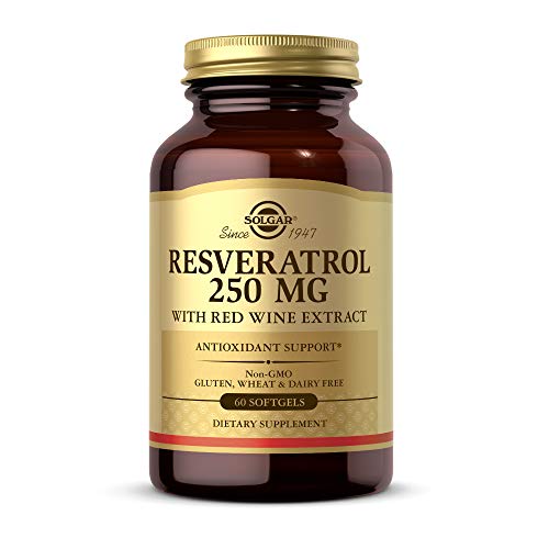 El resveratrol, 250 mg, 60 cápsulas blandas - Solgar