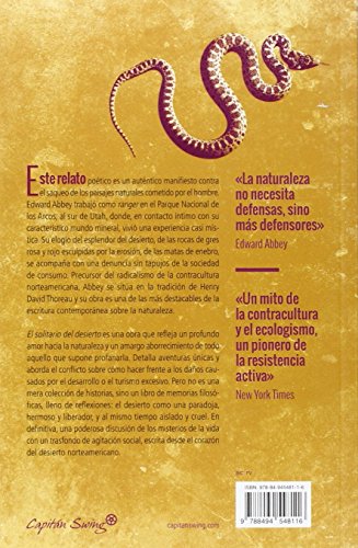 El solitario del desierto: Una temporada en los cañones (ENTRELINEAS)