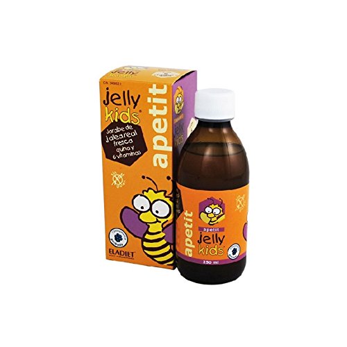 Eladiet Jelly Kids, Jarabe de jalea real fresca, quina y 6 vitaminas, 250ml
