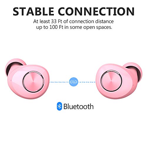 Elecder D11 Auriculares Bluetooth Auriculares Inalámbricos Bluetooth 5.0 Auriculares Inalámbricos Estéreo HD con funda de carga, Auriculares Deportivos Inalámbricos con Micrófono para iPhone y Android