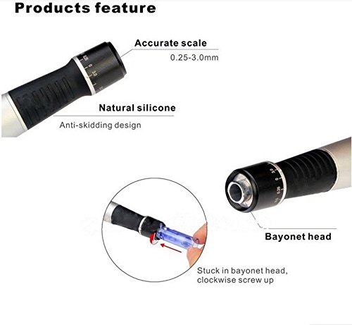 Electric Auto Ultima A1 Dr.Pen Derma Pen Stamp Skin Micro Needle Roller con 2pcs 12Pin Cartuchos para Skin Facial Tratamiento antienvejecimiento para el acné