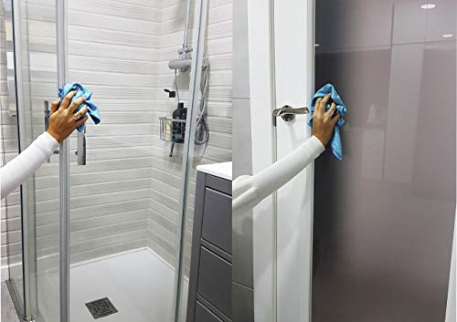 elegi - Bayeta de Microfibra Especial Cristales Paño de Limpieza Reutilizable | 12 Unidades -30 x 40 cmts - 80% poliéster 20% Poliamida