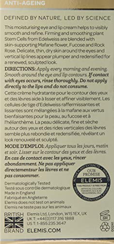 ELEMIS Pro-Definition Eye and Lip Contour Cream, crema reafirmante de ojos y labios con efecto lifting 15 ml