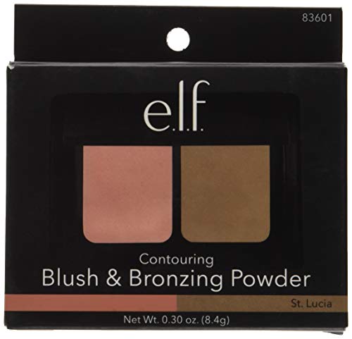 e.l.f. Cosméticos Colorete y Bronceador en polvo, Santa Lucía
