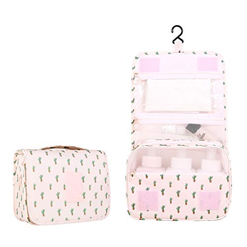 ElifeAcc Travel Toiletry Bag Plegable Cactus Portátil de 7 Litros