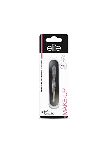 Elite Models - Pinzas de depilar con puntas biseladas (80 x 3 mm)