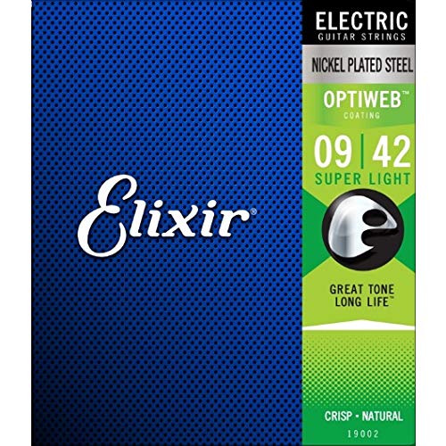 Elixir 19002 Super Light con revestimiento de cuerdas para guitarra eléctrica