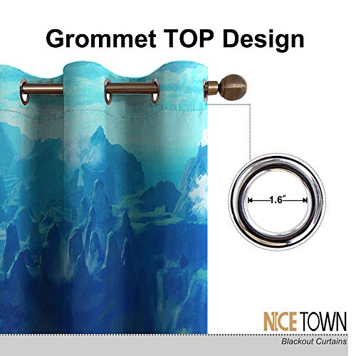 Elliot Dorothy - Cortinas aisladas con diseño de The Legend of Zelda Breath of the Wild Epona para niños, 55 x 45 cm