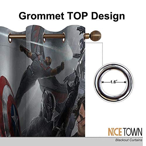 Elliot Dorothy - Cortinas de eficiencia energética (84 x 84 cm), diseño de guerra civil