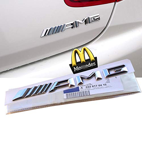 Emblema con logo ///AMG nuevo estilo en 3D de Ricoy, en pl�stico ABS con adhesivo para regalo decorativo en carrocer�a