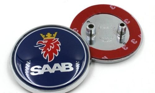 Emblema para maletero trasero de 68 mm, con logo de Saab (eMarkooz)