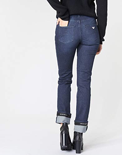 EMPORIO ARMANI 6G2J81-2D5TZ-0943 Vaqueros Mujeres Azul - US 27 - Vaqueros Slim