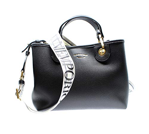 Emporio Armani Y3D166 - Bolso de mano con correa de piel para mujer