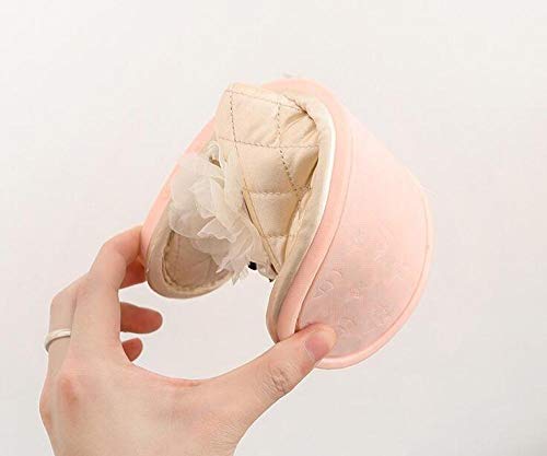 ENLAZY Zapatillas de Lino Festivas con diseño de Flores de libélula Zapatillas Antideslizantes para el Piso Mute Zapatillas de casa Antideslizantes Summer House Slides Sandalias,Champagne,39-40