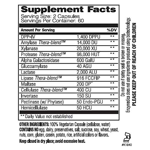 Enzymedica Digest Spectrum cápsulas, 120 Total