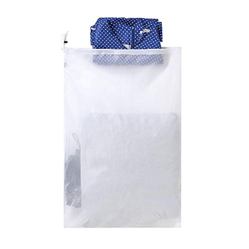 Eono by Amazon - Saco para la Colada Cesto para Ropa Sucia Bolsa de lavanderia Viajes para Organizador Lavandería para Colegio, Dormitorio y Habitantes de Apartamento Gran Capacidad, 3 Pcs (2XL+1L)