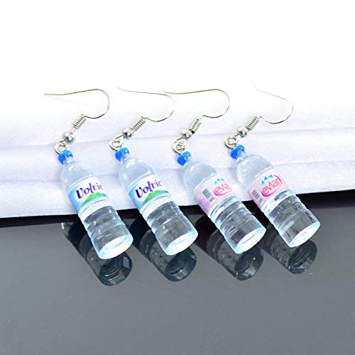 Erin Earring Personalidad Pendientes De Botellas De Agua Mineral Botella De Cerveza Lindos Pendientes Simples Elegantes Pendientes De Dos Estilos De Moda
