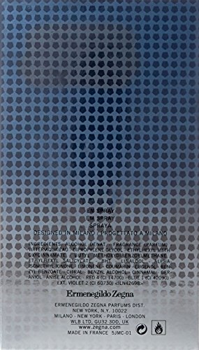 Ermenegildo Zegna, Agua de colonia para hombres - 100 gr.