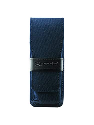 ESCODA Set 3 Pinceles Acuarela - Blue Set Viaje N.6,10,16 Redondo Punta Pelo Sintético Profesional Bellas Artes Brochas Serie Prado Perla Último Fabricado a Mano en España.