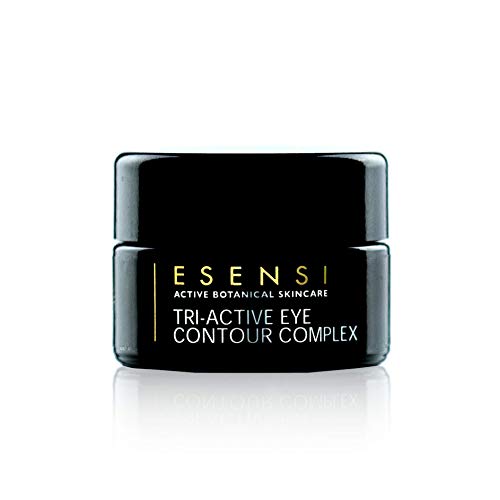 ESENSI Tri-Active Eye Countour Complex. Crema de ojos iluminador intenso botánico premium. Mejora significativamente las ojeras, la hinchazón, las líneas y las arrugas