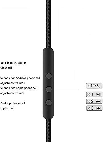Esimen Cable de audio de micrófono para Sony WH-1000XM3 WH-CH700N WH-H900N WH-1000XM2 / Beats Solo 3 / B & O H9i Auriculares 4.9 pulgadas, compatible con Car AUX 3.5mm - 3.5mm macho a macho