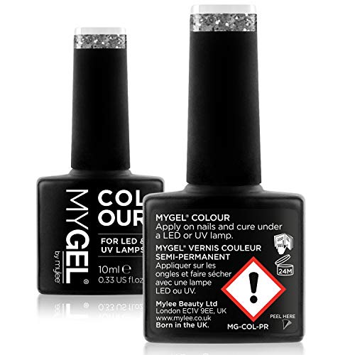 Esmalte de gel para uñas MyGel, de MYLEE (10ml) MG0095 - Show Time UV/LED Nail Art Manicure Pedicure para uso profesional en el salón y en el hogar - Larga duración y fácil de aplicar