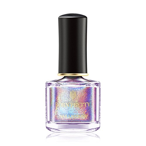 Esmalte de uñas de Born Pretty con purpurina y efecto holográfico (6 ml)