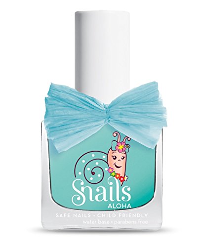 Esmalte de uñas para niños de Snails, muchos colores, lavable con agua y jabón (Aloha Waikiki)
