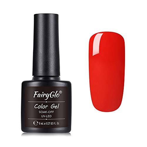 Esmalte de Uñas Semipermanentes Set de Uñas Pintauñas Manicura Semipermanente Uñas de Gel Color Macaron UV LED Soak Off 1pcs 8ml de Fairyglo - 4903