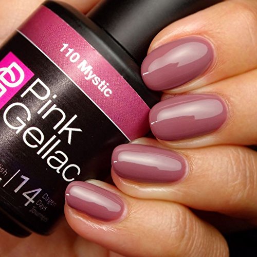 Esmaltes de uñas de gel, 15 ml, color rosa místico, por Pink Gellac