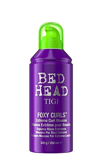Espuma para rizos extremos Bed Head Foxy Curls Extreme Curl Mousse de Tigi, 2 unidades, 250 ml