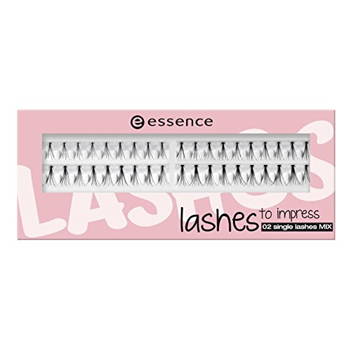 Essence - Pestañas lashes to impress - 02 Single Lashes MIX