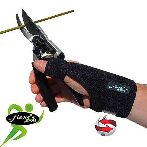 Estabilizador Soporte pulgar - férula metálica (La curva de acuerdo con la posición deseada) Ajustable Correa de Muñeca. Único material innovador: transpirable, termorreguladora (ANTI-SUDOR) e hipoalergénica. Unisexe.