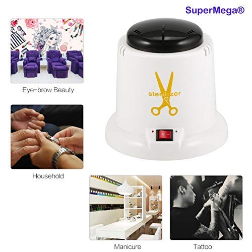 Esterizador cuarzo - Esterilizador de 100W con Bolas de Cuarzo, Instrumento Desinfección y Limpieza a 250 Grados, para peluqueria y estetica, Manicura y Pedicura