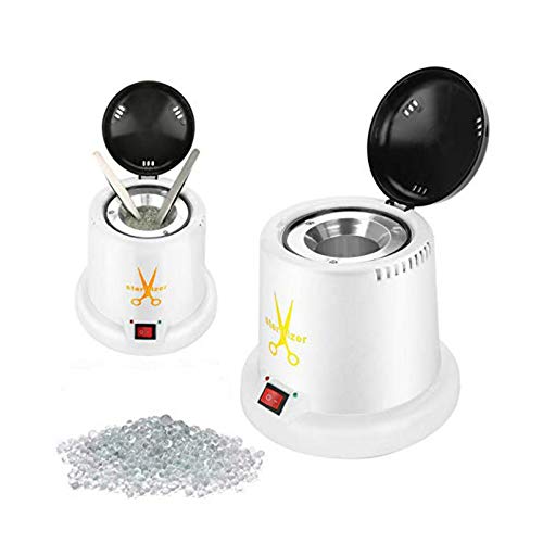 Esterizador cuarzo - Esterilizador de 100W con Bolas de Cuarzo, Instrumento Desinfección y Limpieza a 250 Grados, para peluqueria y estetica, Manicura y Pedicura