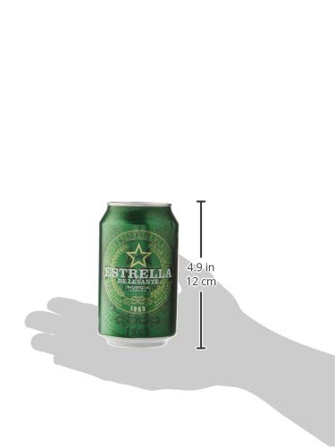 Estrella Levante Cerveza - Caja de 24 Latas x 330 ml - Total: 7.92 L