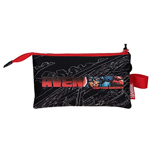 Estuche Avengers Armour Up Tres Compartimentos