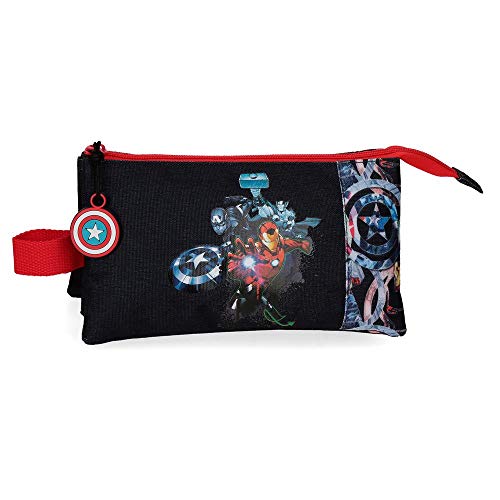 Estuche Avengers Armour Up Tres Compartimentos