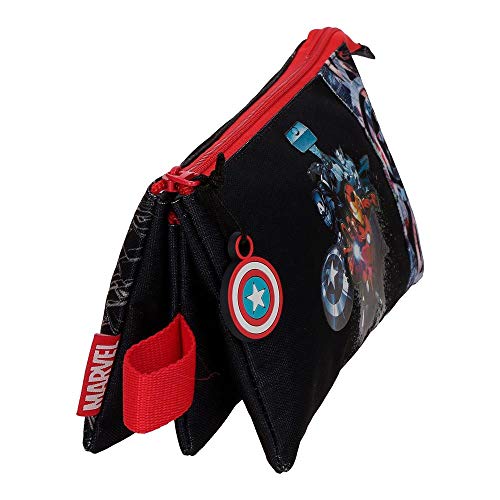Estuche Avengers Armour Up Tres Compartimentos