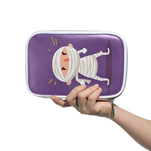 Estuche de lápices para niños, momia escolar, truco para niños, bolsa de bolígrafo con cremallera, estuche de maquillaje pequeño, multifuncional, estuche de lápices grande y lindo para hombres y muje