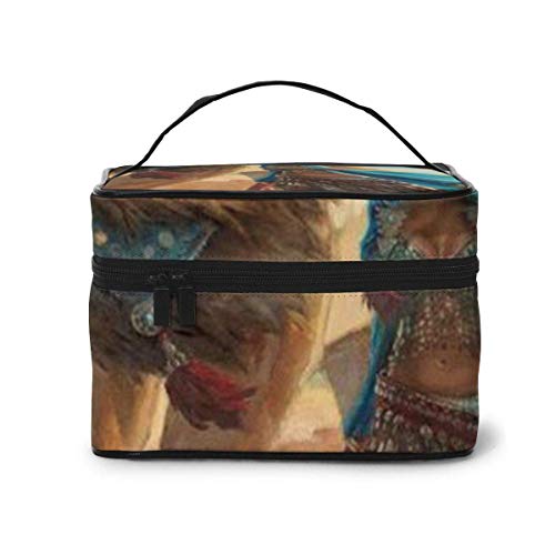 Estuche de Maquillaje de Viaje de Belleza y león Estuche de Maquillaje Estuche cosmético Organizador Bolsa de Almacenamiento portátil para Artistas