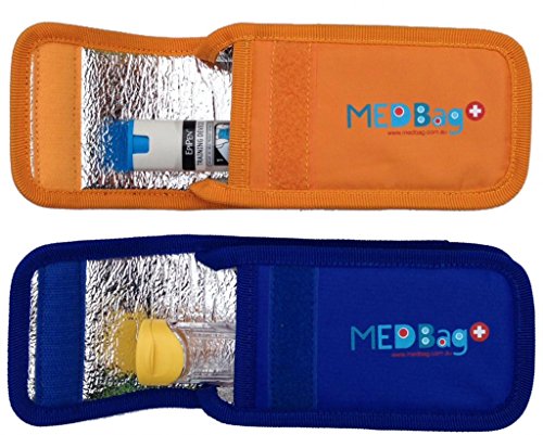 Estuche Doble de EpiPen Color Naranja