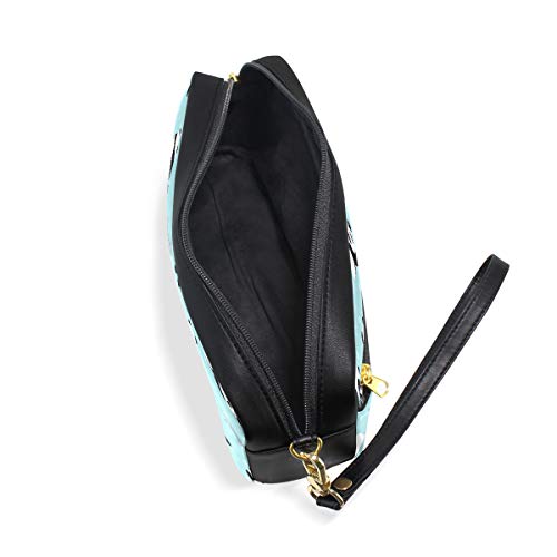 Estuche para lápices, diseño de oso panda, bolsa para lápices con cremallera para niñas, bolsa de maquillaje grande con compartimentos